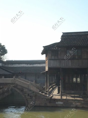 乌镇桥老房子图片