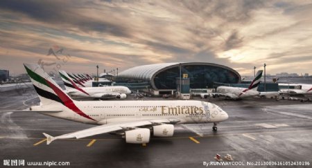 阿联酋A380图片