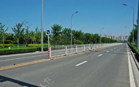 北京奥体公园道路图片