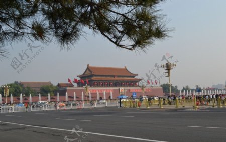 北京天安门外景图片