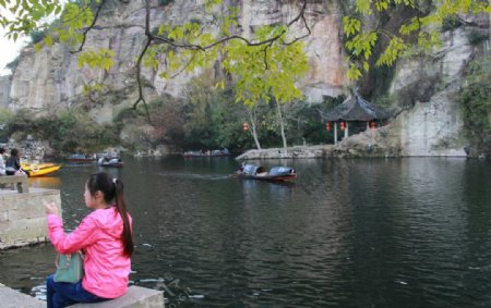 绍兴东湖图片