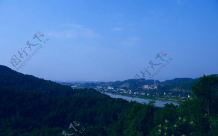 梅州山水梅江风光图片