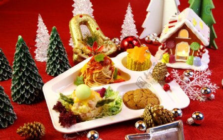 圣诞美食套餐图片