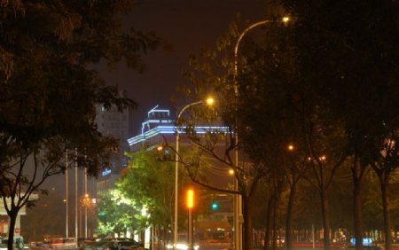 天津泰达夜景图片