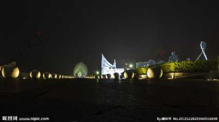 苏州金鸡湖夜景图片