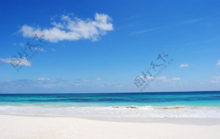 墨西哥海岸沙滩风光图片