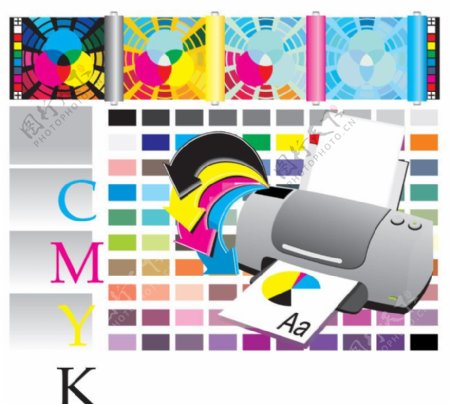 CMYK色谱图片
