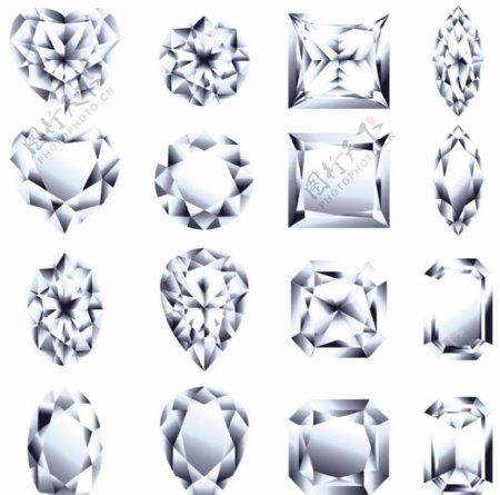 钻石宝石钻石切割素材图片