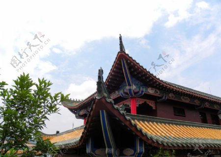寺院建筑图片