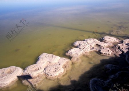 格尔木盐湖图片