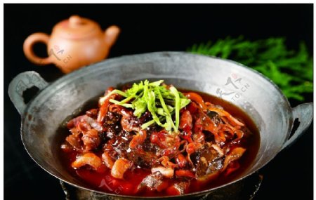 干锅鳖杂图片