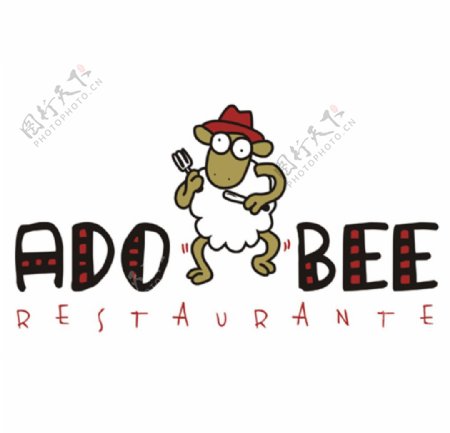 某国外餐饮行业logo标志.图片