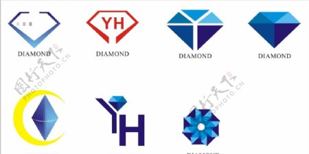 钻石logo设计图片