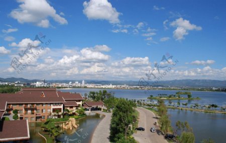 云南弥勒市胡泉酒店风光图片