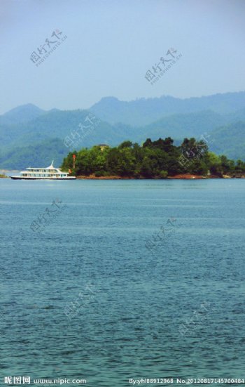 淳安千岛湖湖光景色图片