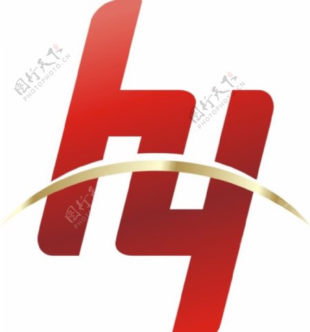 H字母logo设计图片