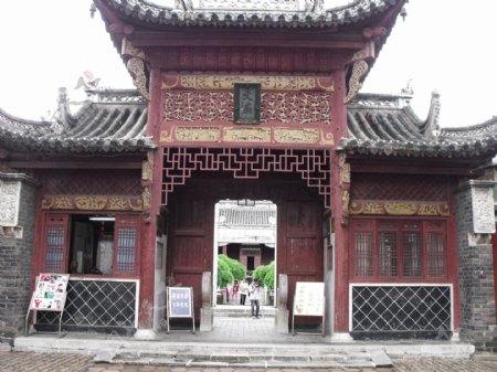 桐城文庙大门图片