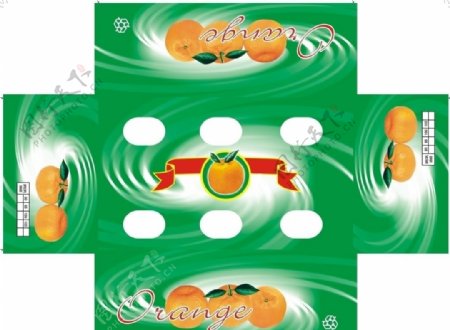 柑橘桔子胡柚脐橙水包包装图片