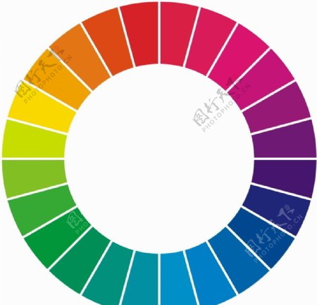 24色标准色环CDR格式图片