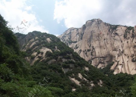 华山山峰图片