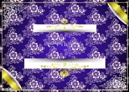 紫兰花底纹图片