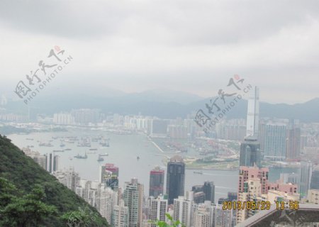 山顶香港远景图片