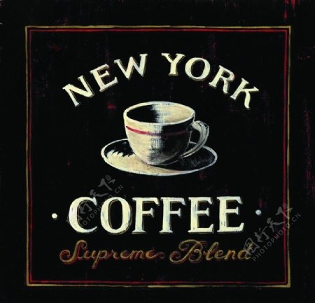 纽约咖啡图片