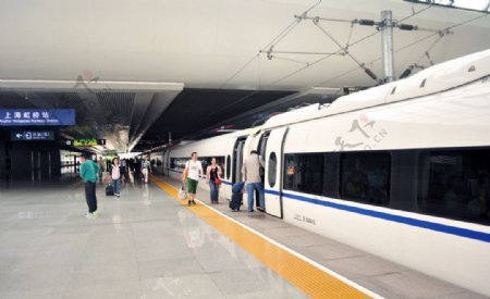 上海虹桥火车站图片
