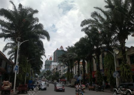 云南芒市街景图片