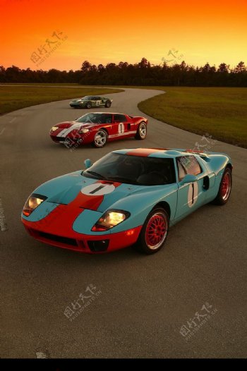 福特GT跑车图片