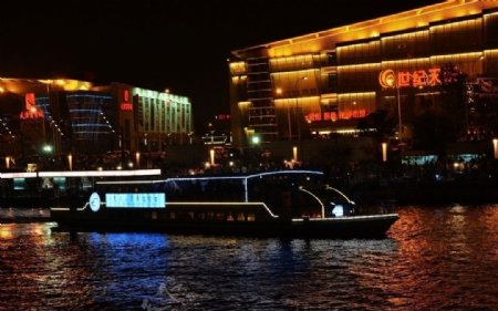 璀璨的海河夜色图片