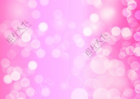 粉红星光光圈背景图片