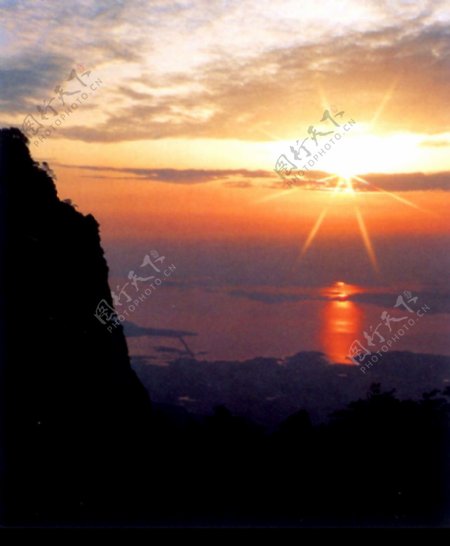 江西庐山和鄱阳湖图片