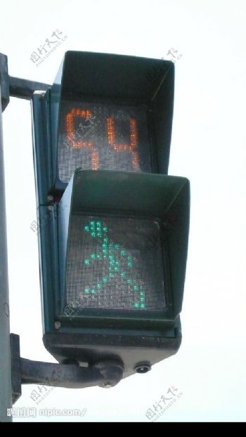 交通警示燈图片