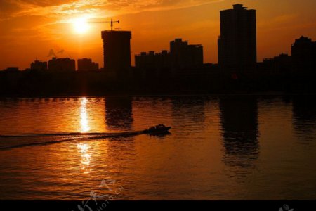 咸阳夕阳图片