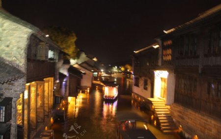 乌镇夜景图片