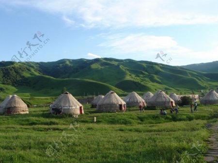 新疆伊犁那拉提草原图片
