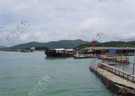 旅游景物阳江海滩图片