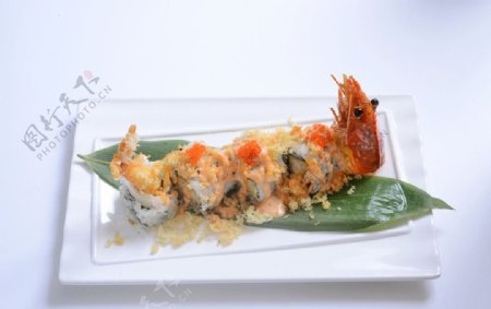海龙王卷虾卷图片