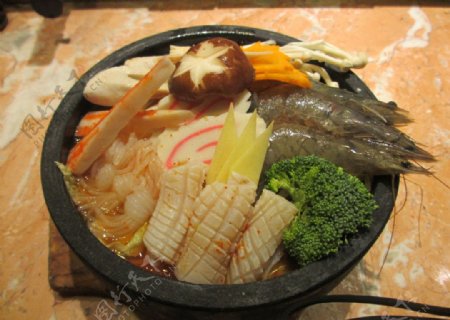 韩式海鲜汤图片
