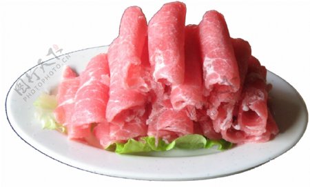 肥牛肉卷牛肉卷干锅火锅图片