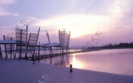 无锡蠡湖之光图片