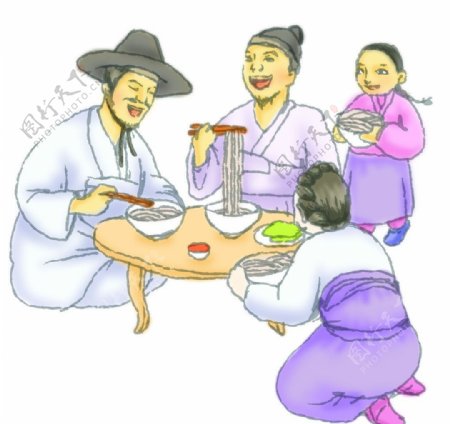 韩国插画图片