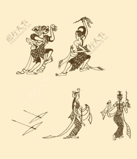 贡加兰舞图片