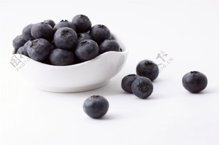 蓝莓一碗蓝莓图片
