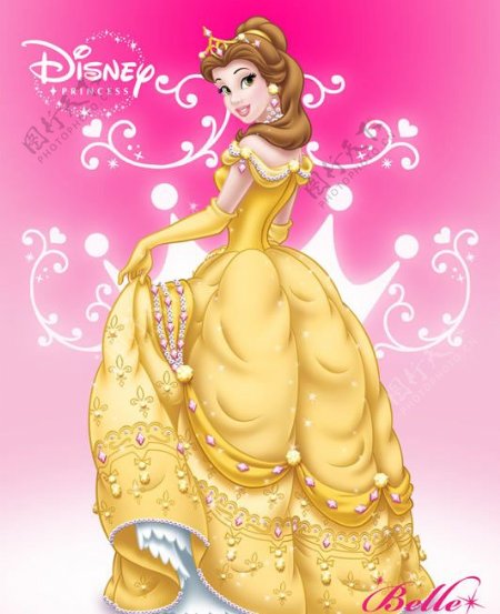 珠光宝气贝儿公主最新迪士尼海报图片