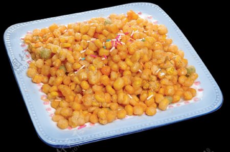 咸蛋黄玉米粒图片