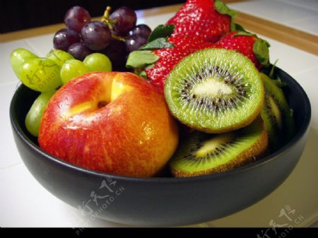 餐桌上的水果图片