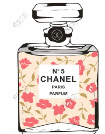 香奈尔N5香水瓶图片