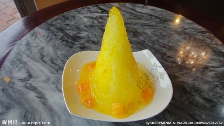 芒果刨冰图片